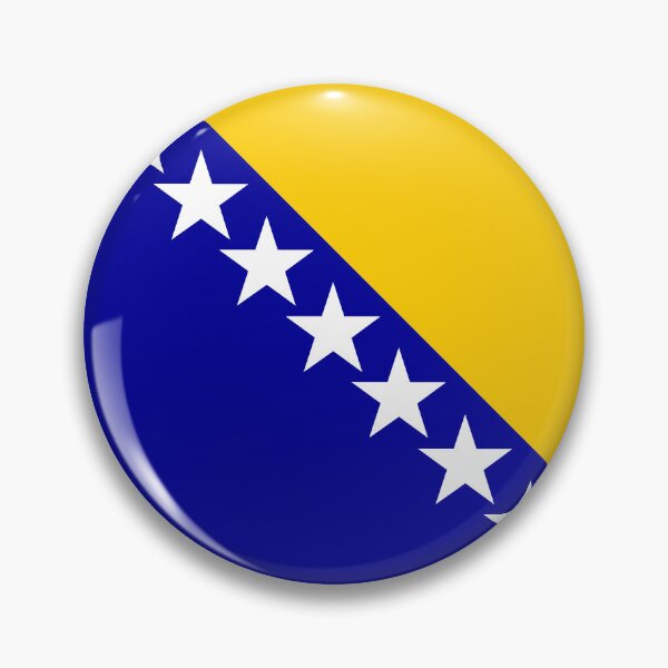Artikelvorschau, Bosnien und Herzegowina Kreisflagge BA entworfen und verkauft von shitpostee.