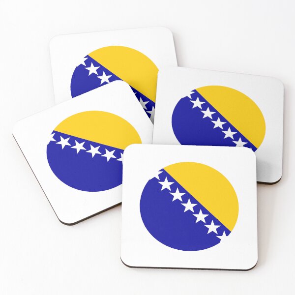 Item preview, Bosnia And Herzegovina Circle Flag BA designed and sold by shitpostee.