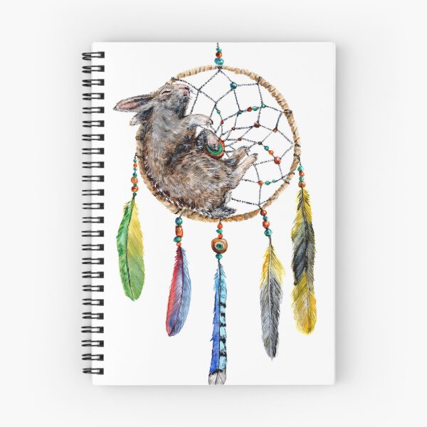 Item preview, Sleeping Bunny Dreamcatcher designed and sold by Goosi Art.