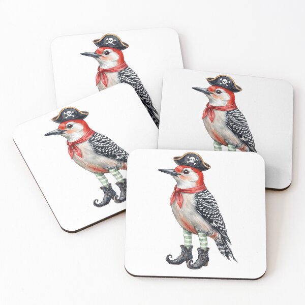 Item preview, Pirate Red-Bellied Woodpecker designed and sold by Tiffany Roy.