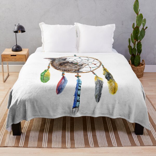 Item preview, Sleeping Bunny Dreamcatcher designed and sold by Goosi Art.