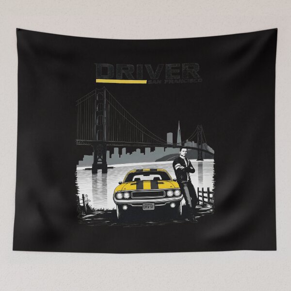 Item preview, Driver San Francisco Vintage Car & Bridge designed and sold by Thecreepofc.