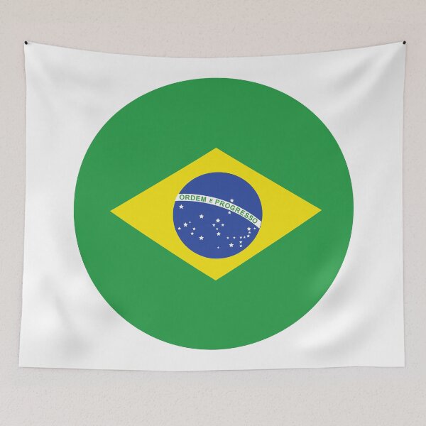 Item preview, Brazil Circle Flag BR designed and sold by shitpostee.
