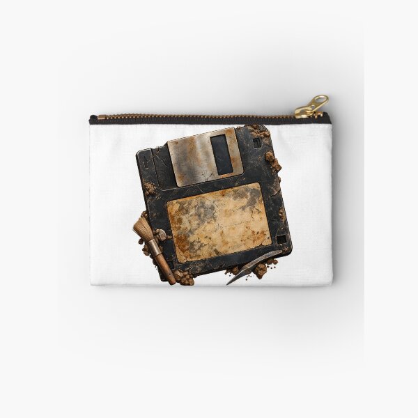 Item preview, Ancient Floppy Disk Archaeological Relic Retro Technology designed and sold by builtforyou.