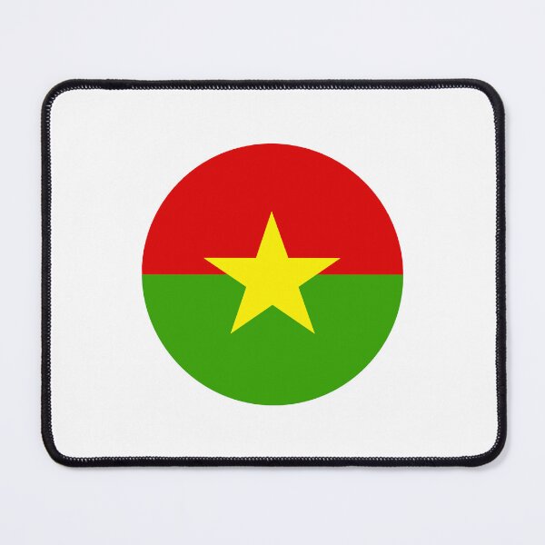 Item preview, Burkina Faso Circle Flag BF designed and sold by shitpostee.