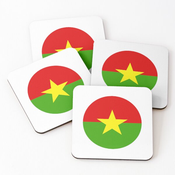 Item preview, Burkina Faso Circle Flag BF designed and sold by shitpostee.