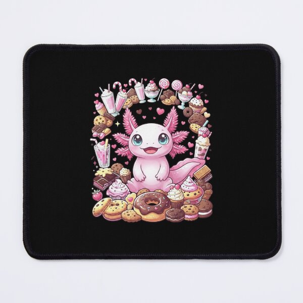 Item preview, Cute Axolotl Surrounded by Colorful Desserts and Candy designed and sold by MiALopezArt.