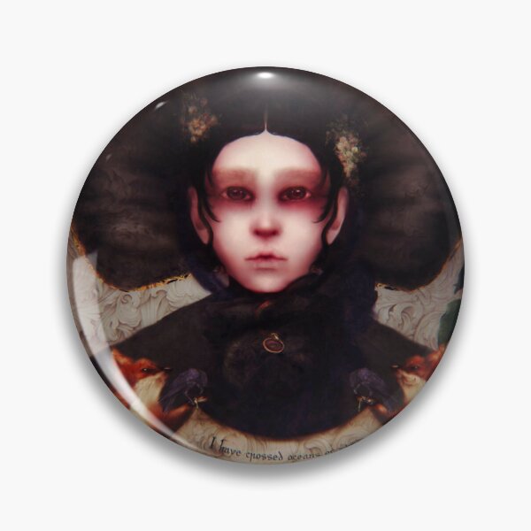 Item preview, Mina: Lowbrow Art Portrait Halloween Art designed and sold by Monica Laipple.