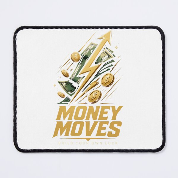 Item preview, Money Moves Gold Lightning Cash Hustle Streetwear designed and sold by OumaAL.