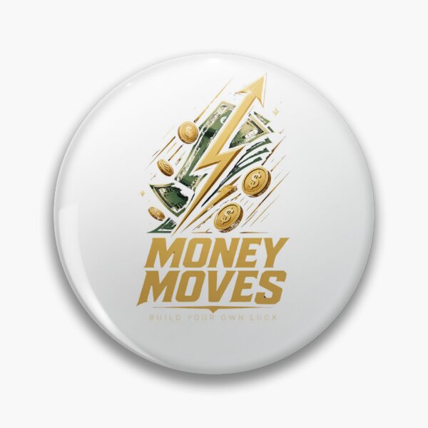 Item preview, Money Moves Gold Lightning Cash Hustle Streetwear designed and sold by OumaAL.