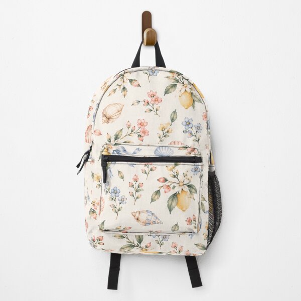 Item preview, Amalfi Summer Garden – Pastel Lemon & Seashell Pattern designed and sold by HO•Designs.