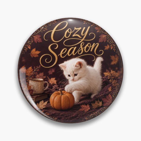 Item preview, Cozy Season Kitten designed and sold by That's Comedy Pets.