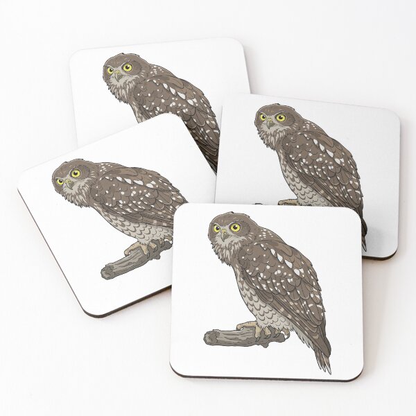 Item preview, Búho ladrando designed and sold by Birdographer.