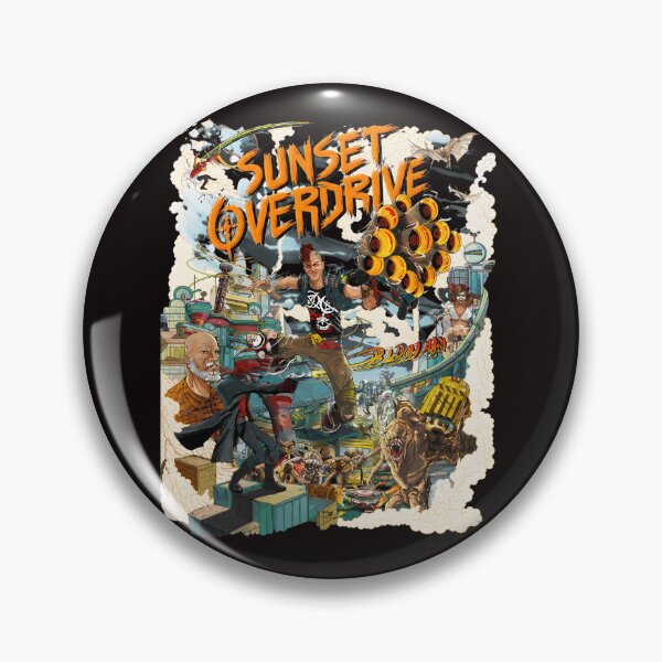 Item preview, Sunset Overdrive Action Collage Art designed and sold by mokopuniarts.