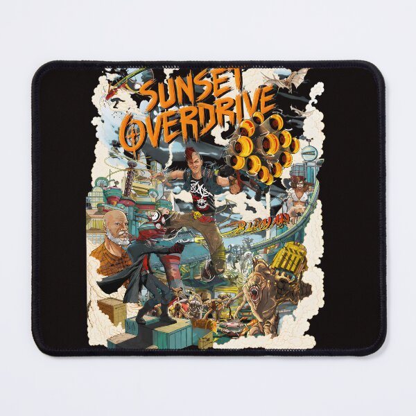 Item preview, Sunset Overdrive Action Collage Art designed and sold by mokopuniarts.