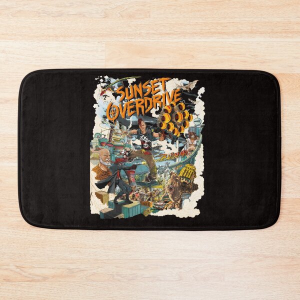 Item preview, Sunset Overdrive Action Collage Art designed and sold by mokopuniarts.