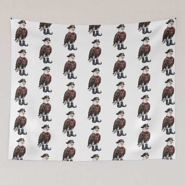 Item preview, Pirate Bald Eagle designed and sold by Tiffany Roy.