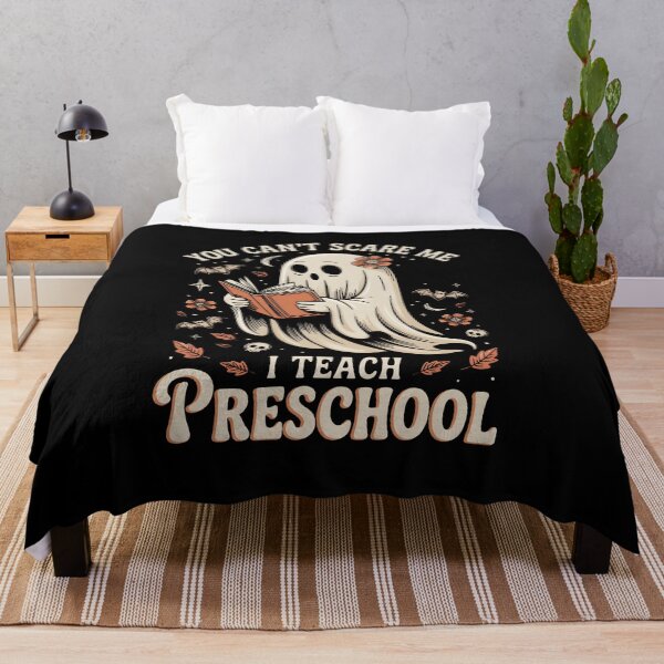 Item preview, You Cant Scare Me I Teach Preschool Ghost Halloween Teacher designed and sold by limanol.