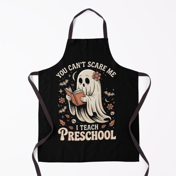 Item preview, You Cant Scare Me I Teach Preschool Ghost Halloween Teacher designed and sold by limanol.