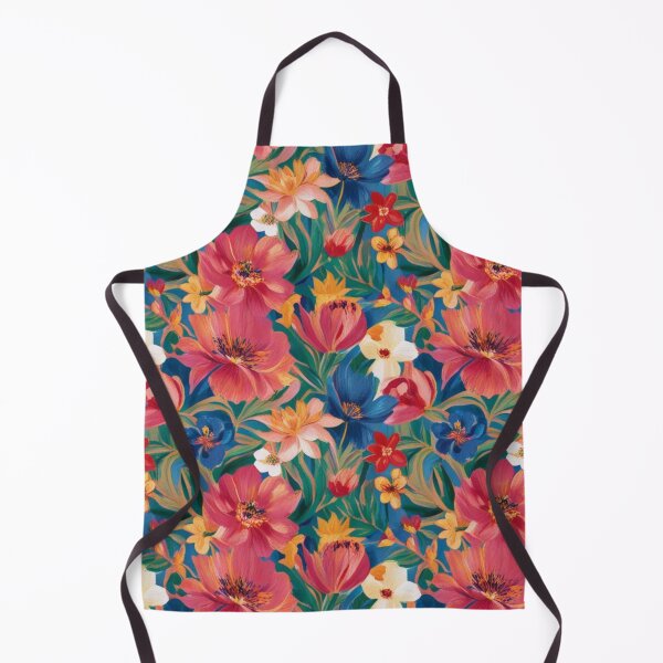 Item preview, Vibrant Tropical Floral Pattern Lush Botanical Blossoms designed and sold by adlkh.