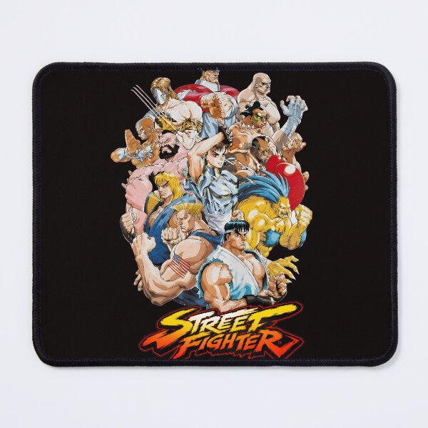 Item preview, Street Fighter Character Collage Retro Gaming Art designed and sold by mokopuniarts.