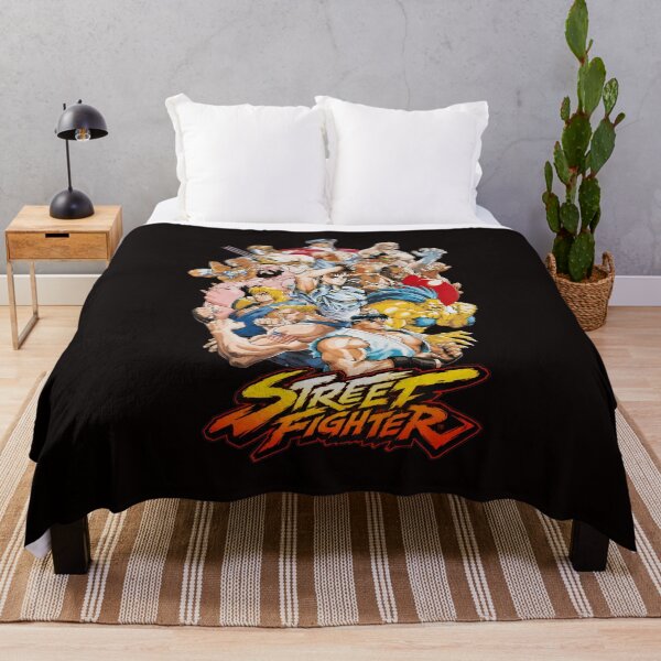 Item preview, Street Fighter Character Collage Retro Gaming Art designed and sold by mokopuniarts.