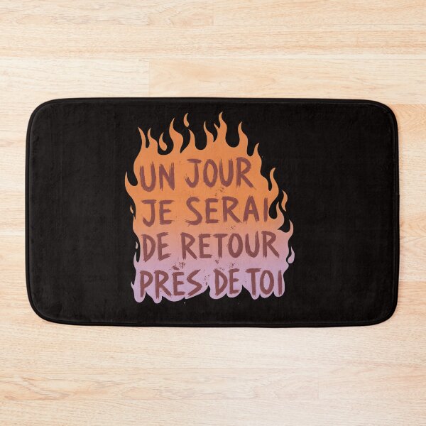 Item preview, UN JOUR JE SERAI DE RETOUR PRÈS DE TOI Flames designed and sold by mokopuniarts.