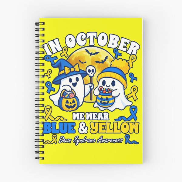 Item preview, in October We Wear Blue & Yellow Down Syndrome Awareness designed and sold by MrDesing10 ⭐⭐⭐⭐⭐.
