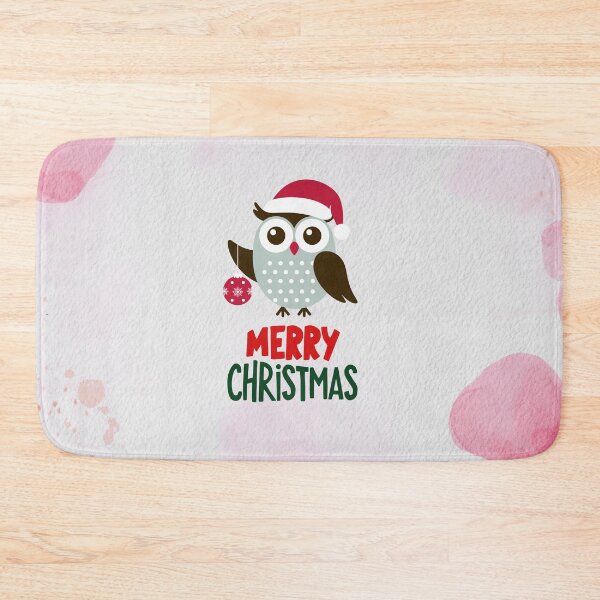 Item preview, Cute Merry Christmas Owl Holiday Art designed and sold by stormk10.