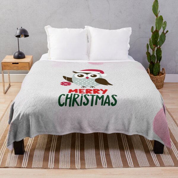 Item preview, Cute Merry Christmas Owl Holiday Art designed and sold by stormk10.