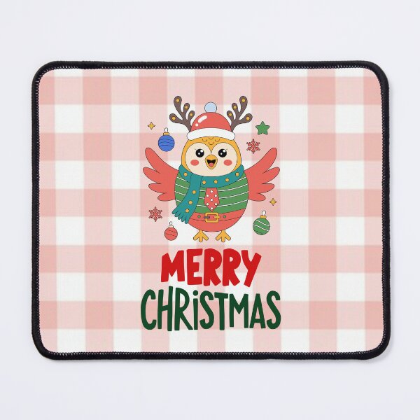 Item preview, Cute Merry Christmas Owl Holiday Art designed and sold by stormk10.