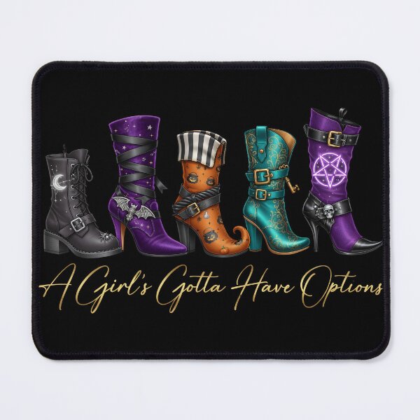 Item preview, Witch Boots A Girls Gotta Have Options Halloween Design designed and sold by HUTEND.