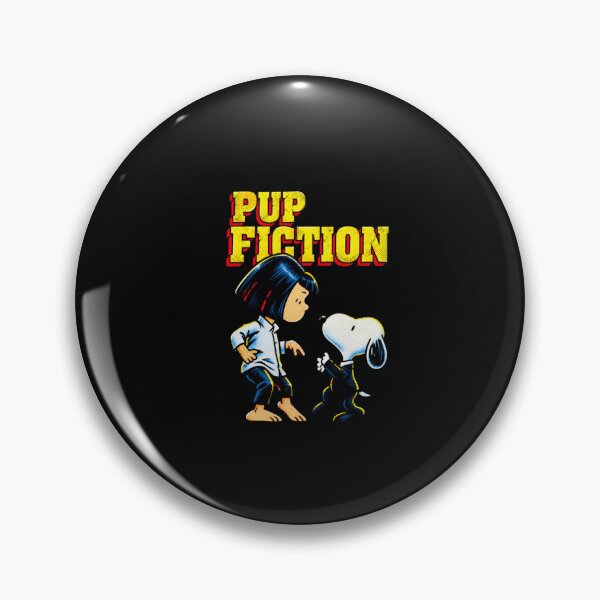 Item preview, Pup Fiction Funny Dog Dancing Parody Graphic designed and sold by HytoneArt.