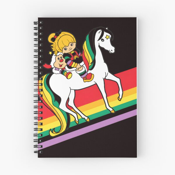 Item preview, Retro Rainbow Character Riding Horse  designed and sold by theleftyworks.