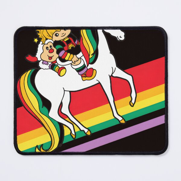 Item preview, Retro Rainbow Character Riding Horse  designed and sold by theleftyworks.