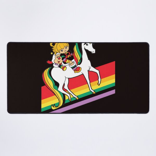 Item preview, Retro Rainbow Character Riding Horse  designed and sold by theleftyworks.