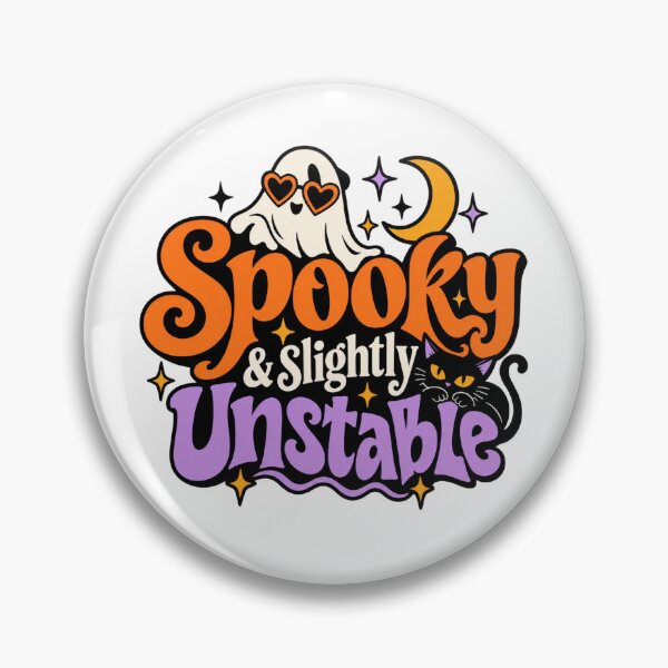Item preview, Spooky and Slightly Unstable Halloween designed and sold by allthingscrafts.