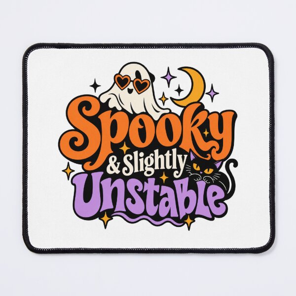 Item preview, Spooky and Slightly Unstable Halloween designed and sold by allthingscrafts.