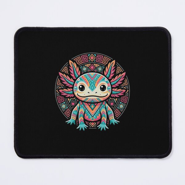 Item preview, Colorful Geometric Axolotl Folk Pattern Animal Design designed and sold by MiALopezArt.