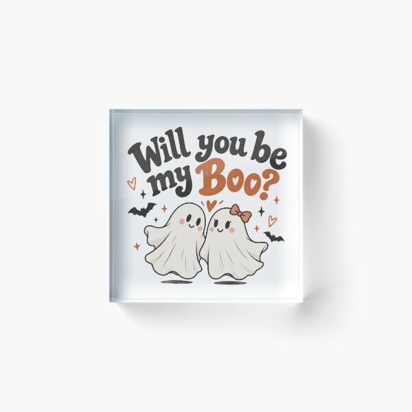 Item preview, Will You Be My Boo? Cute Ghosts designed and sold by allthingscrafts.