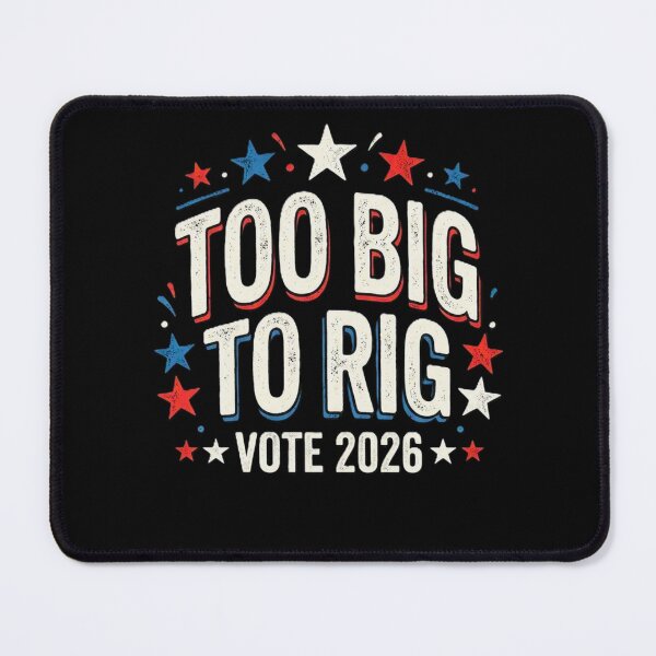 Item preview, Too Big To Rig Vote 2026 designed and sold by 519xdesign.