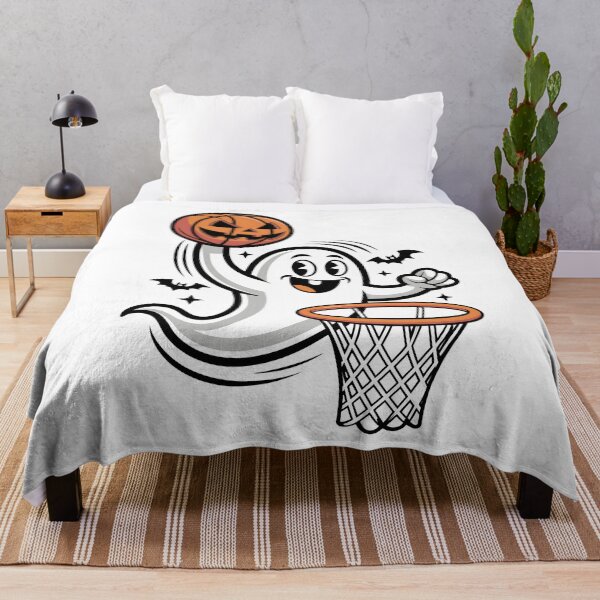 Item preview, Funny Cute Ghost Playing Basketball Pumpkin Halloween Costume designed and sold by limanol.
