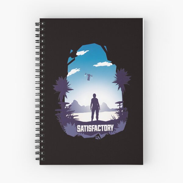 Item preview, Satisfactory Game Landscape Drone Silhouette Art designed and sold by Pixelonersquare.
