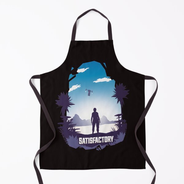 Item preview, Satisfactory Game Landscape Drone Silhouette Art designed and sold by Pixelonersquare.