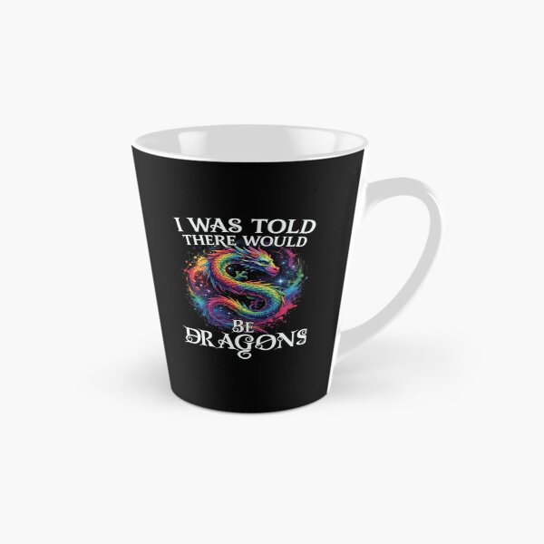 Item preview, I Was Told There Would Be Dragons Colorful Cosmic Galaxy Mythical Beast designed and sold by Ostericaimusa.