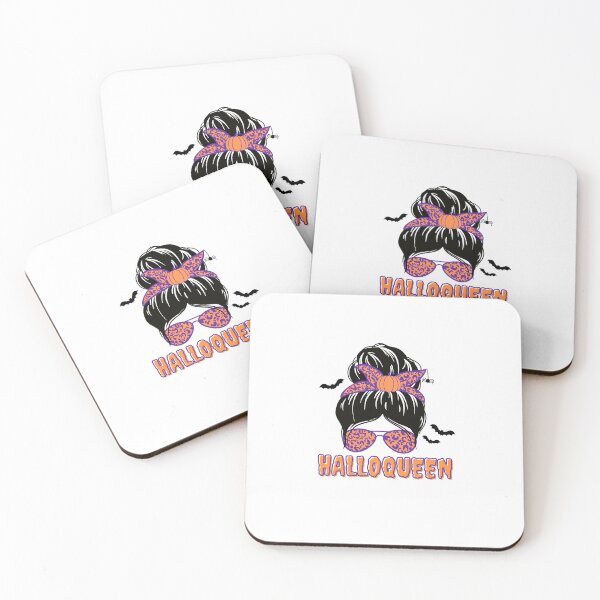 Item preview, Halloqueen Messy Bun Pumpkin Halloween Queen designed and sold by OumaAL.