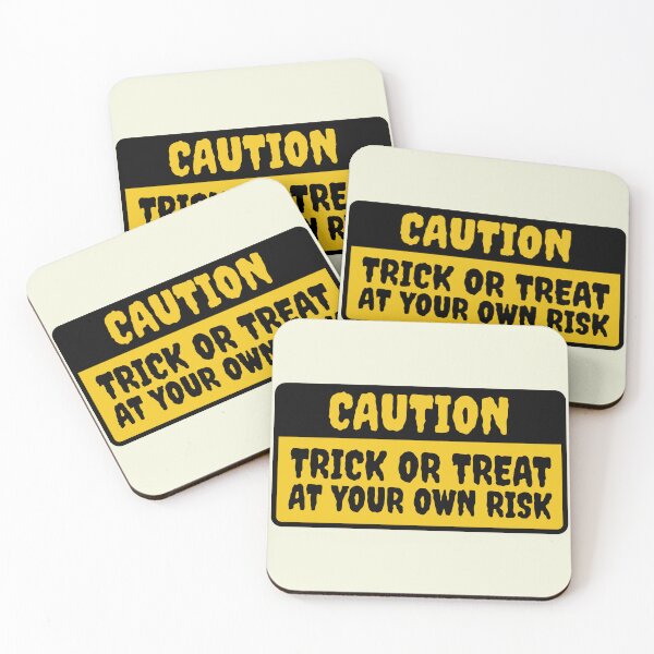 Item preview, Caution Trick Or Treat At Your Own Risk designed and sold by Gkinoki.