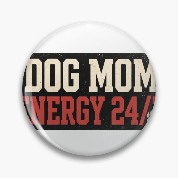 Item preview, Dog Mom Energy 24/7 - Funny Dog Lover Shirt designed and sold by KERK Art and Design.