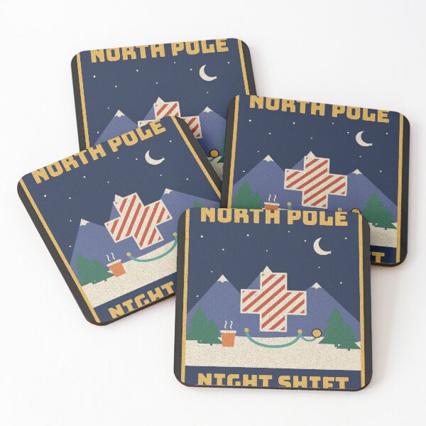 Item preview, North Pole Night Shift Funny Nurse Christmas designed and sold by somebasic.
