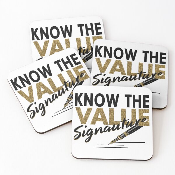 Item preview, Know the Value of Your Signature Motivational Quote designed and sold by SmileOnPrint.